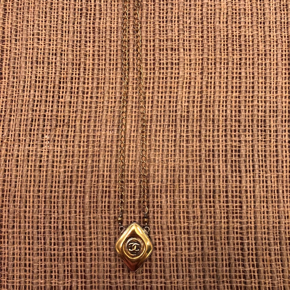 Vintage handmade necklace Chanel pendant